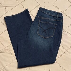 Women's Christopher & Banks Blue Jeans 16 Short